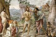 Detail of Baptism of Christ GHIRLANDAIO, Domenico